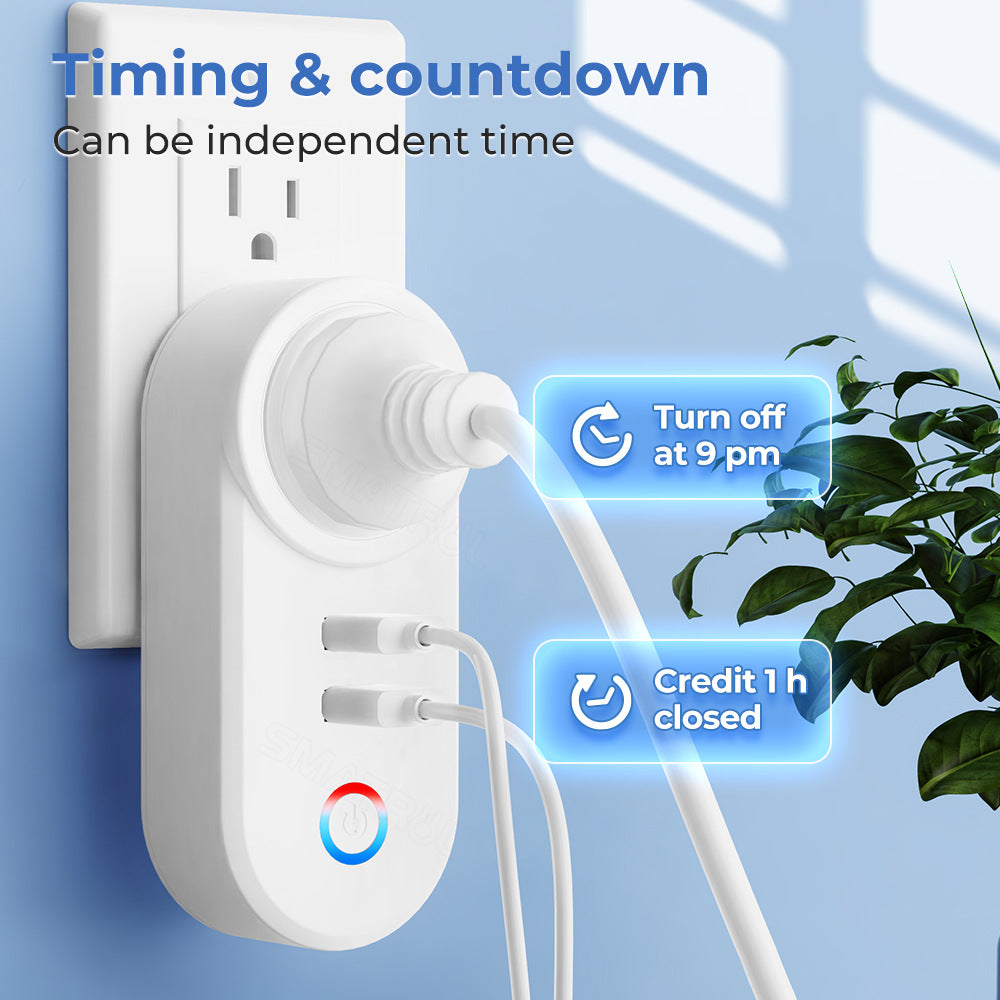 Smart WiFi Plug with USB Port